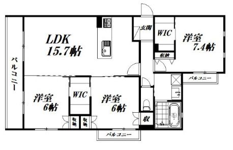 ＧＲＡＮＤＥＵＲの間取り