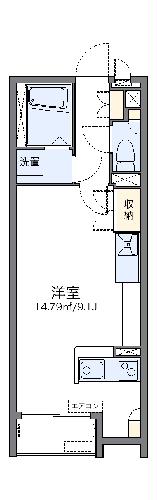 レオネクストカーサカメヤマの間取り