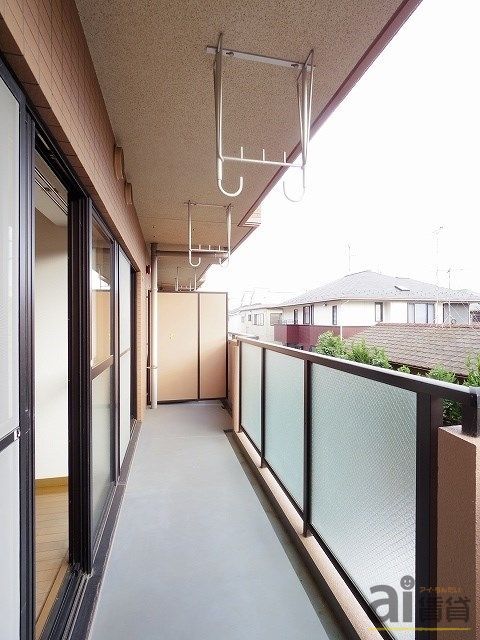 【所沢市花園のマンションのバルコニー】