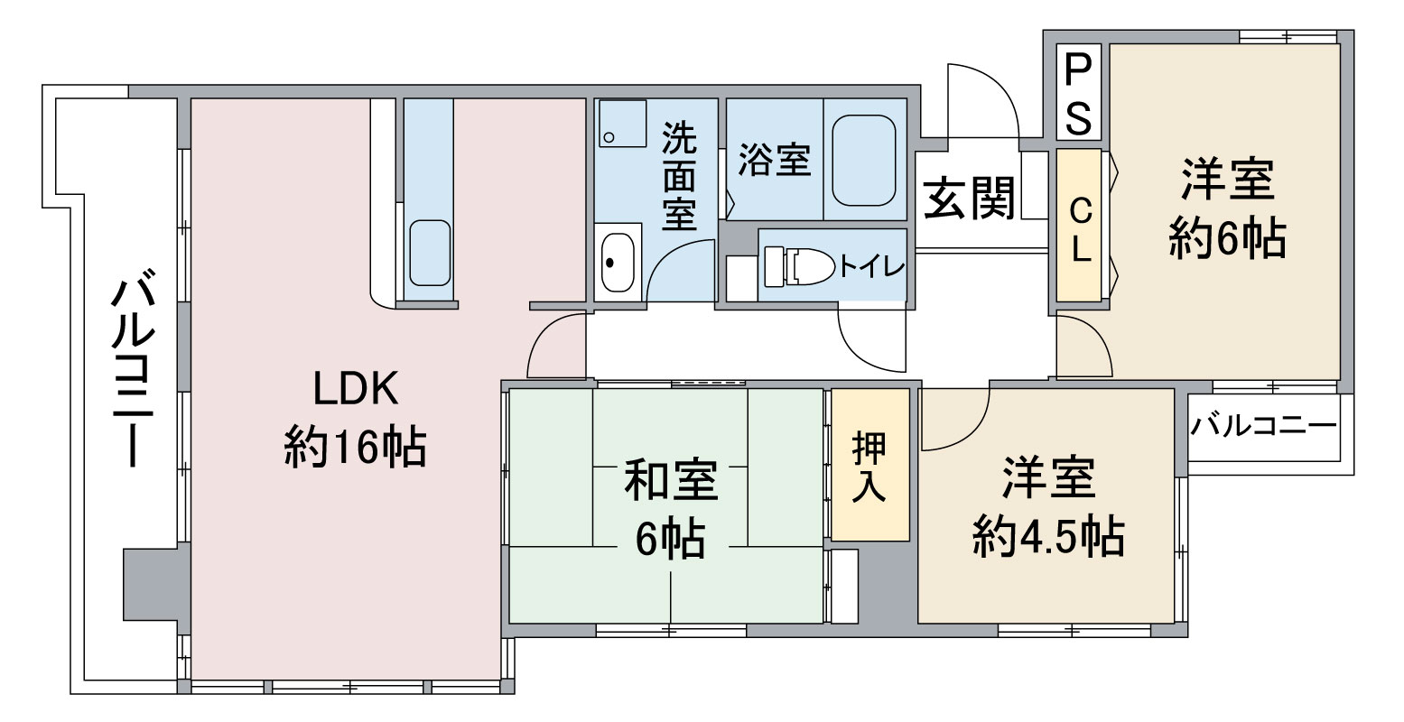 【メゾンＳＫの間取り】