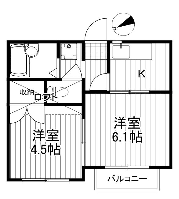 セブンホープ池尻の間取り