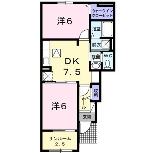 ラフレシールIIの間取り