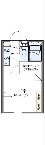 レオパレスひのの間取り