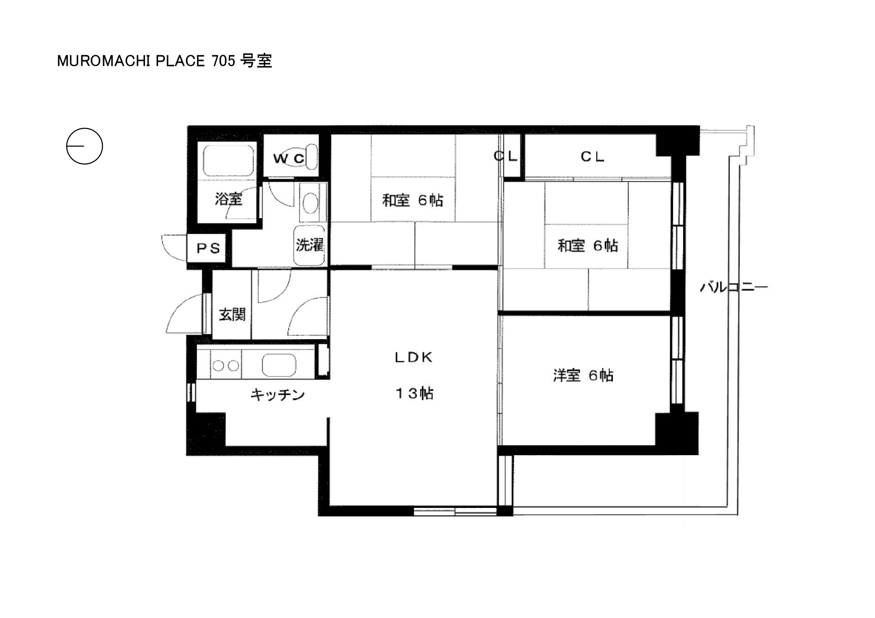 MUROMACHI PLACEの間取り