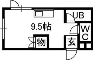 プレザントＭＳの間取り