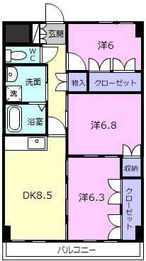 フレアグレイスの間取り