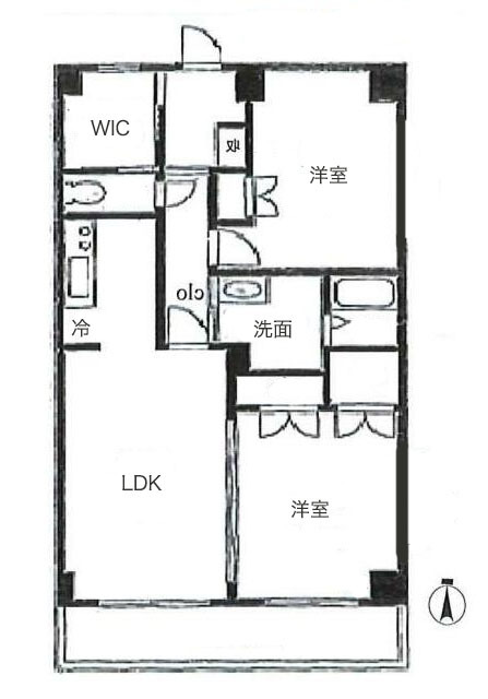 クープル南原の間取り