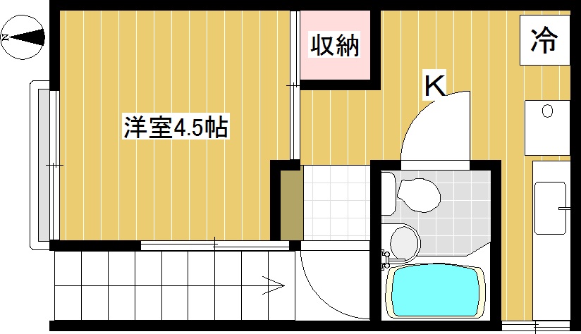 井出アパートの間取り