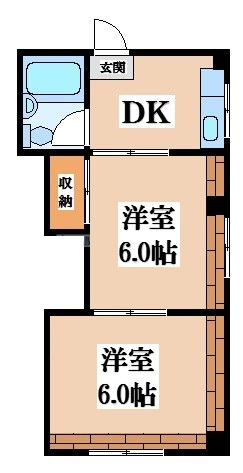 レッドマンションの間取り