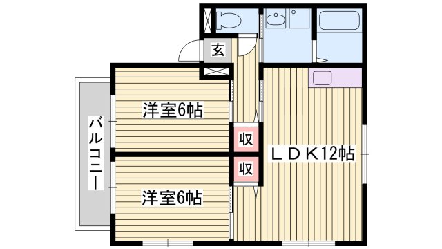 ハーモネート城西の間取り