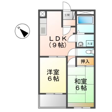 リエゾン清洲の間取り