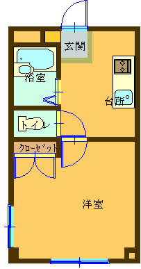 Ｋコート横路の間取り