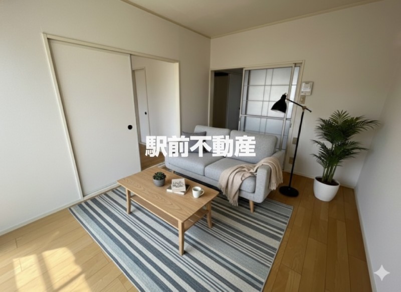 居室・リビング　ＡＩステージング画像です