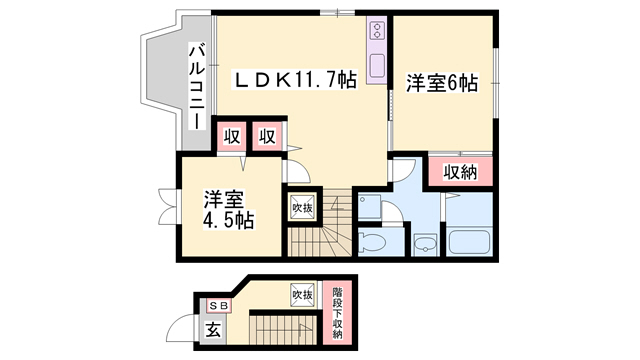 エスポワールIIの間取り