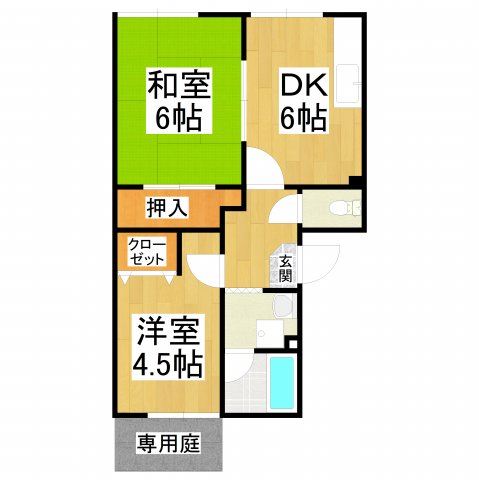 サンフル狭山の間取り