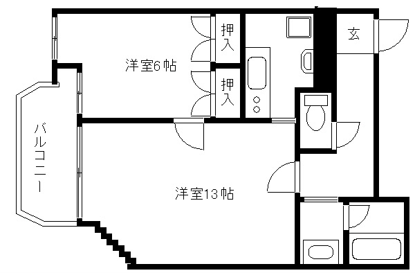 ファイブコート清水寺の間取り