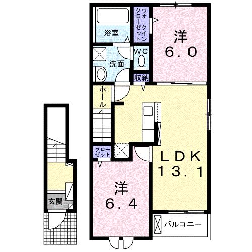 ヴィオレッタの間取り