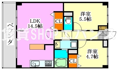 ラ・フォレ薬円台の間取り