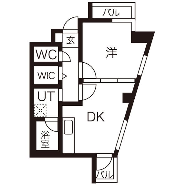 名古屋市千種区向陽町のマンションの間取り