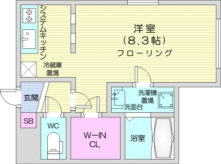 クレスト2の間取り