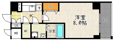 エスリード京都吉祥院の間取り