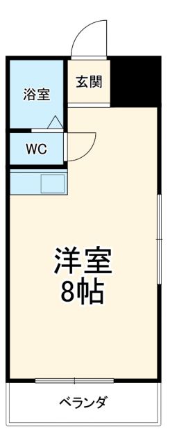 大垣市北方町のマンションの間取り