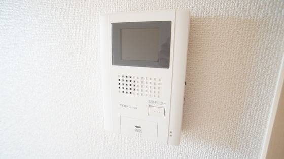 セキュリティ　カメラ付きインターホン