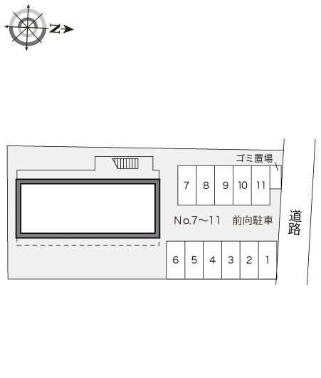 【柏市南増尾のアパートの駐車場】