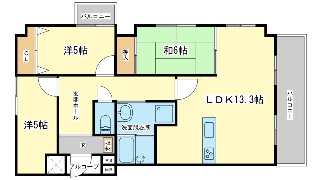 ビューティフルライフの間取り