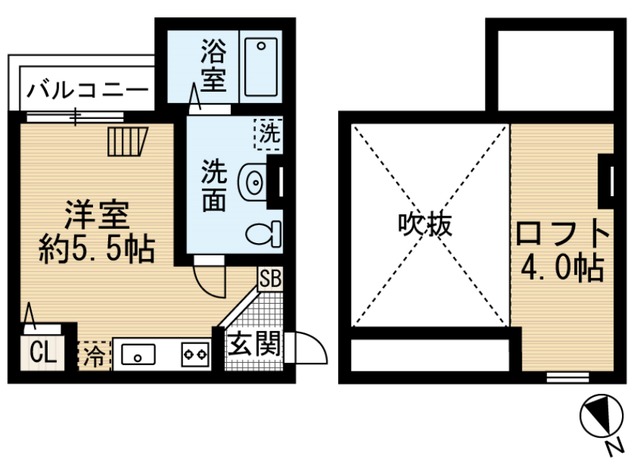 ロイヤルオーク湊の間取り