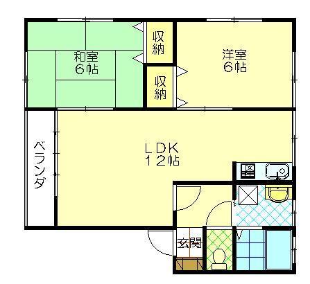 リバーサイドＳＫの間取り