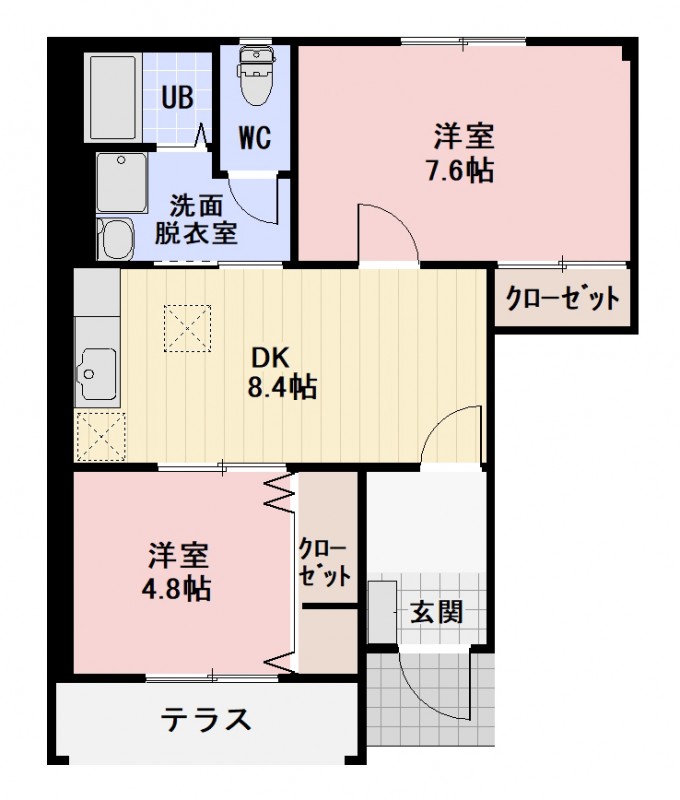 【Ｂｌｕｅ　Ｗｏｏｄの間取り】