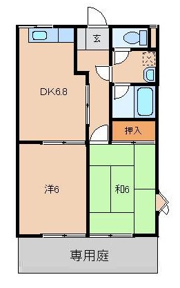 ハイツ大西の間取り