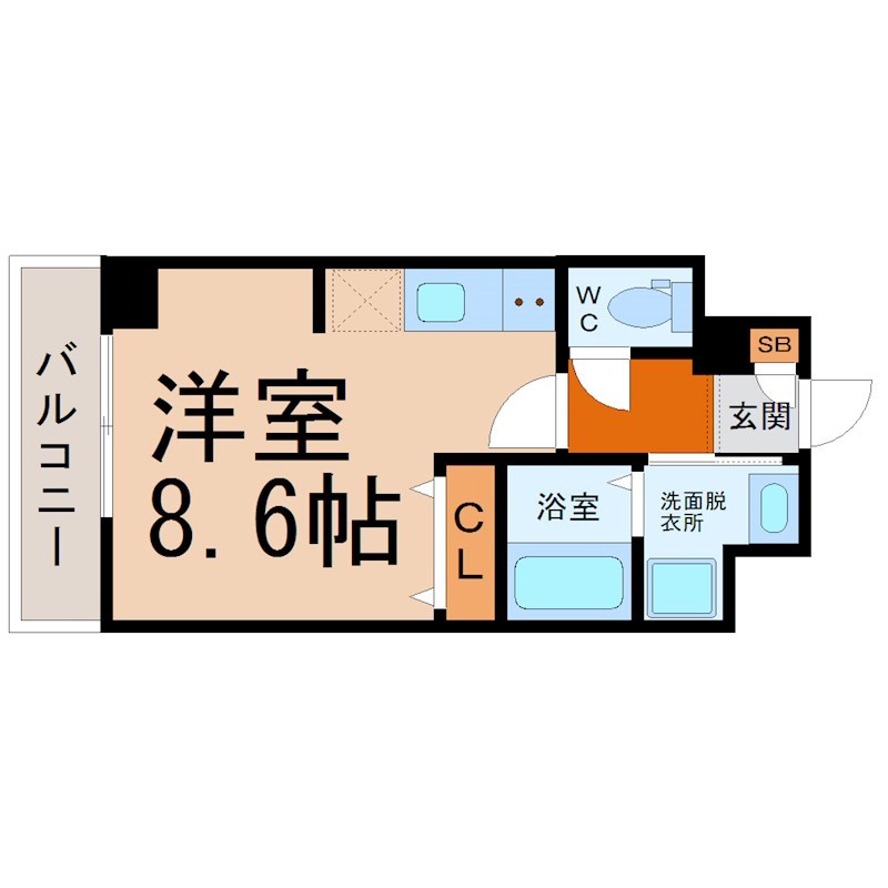 名古屋市中区正木のマンションの間取り