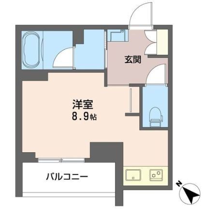 【藤沢市片瀬海岸のマンションの間取り】