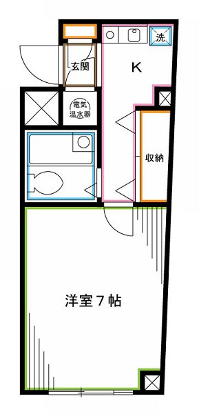 中野区野方のマンションの間取り