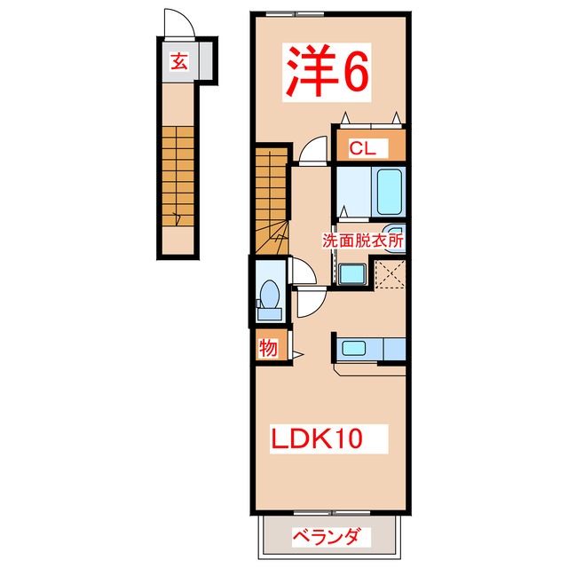 メゾンプラシードの間取り