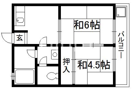 カサボニータ淀の間取り