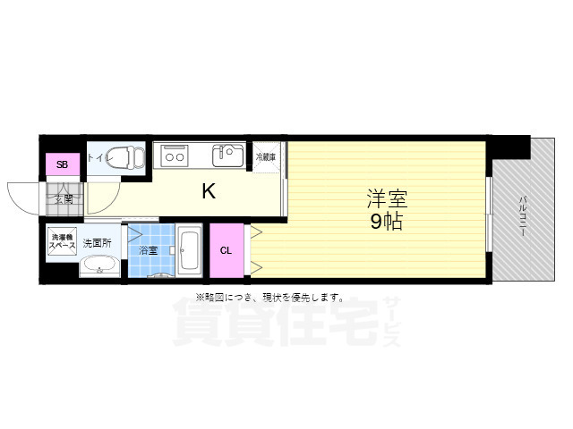 広島市南区大須賀町のマンションの間取り