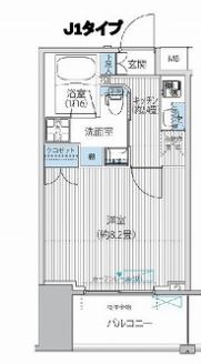 コスモグランス南品川の間取り