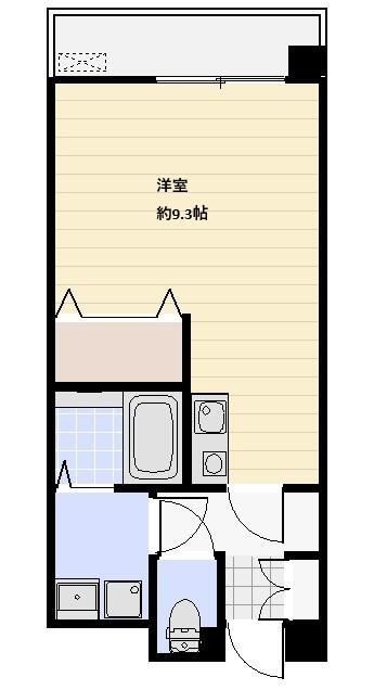 横須賀市富士見町のマンションの間取り