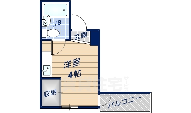 コンフォート三条の間取り