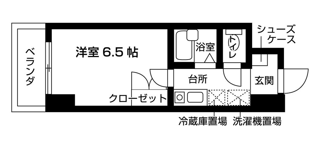 CASA VERDE寺町二条の間取り