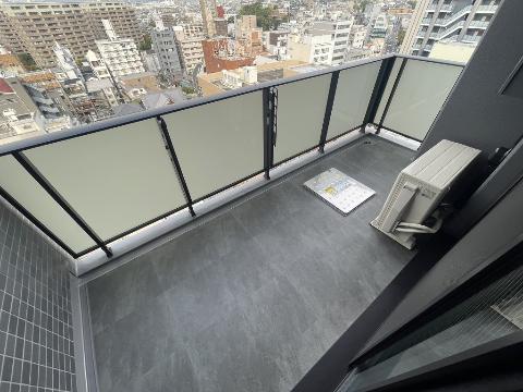 【名古屋市千種区池下のマンションのバルコニー】