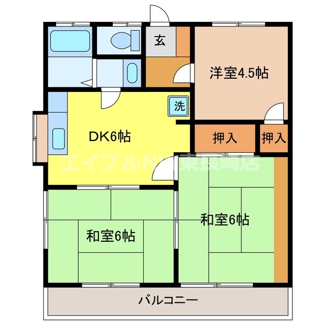 メリーハウスの間取り