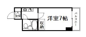 京都市中京区壬生仙念町のマンションの間取り