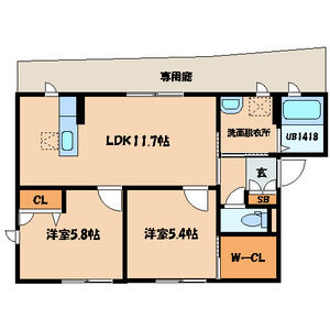 Shamaison M K Ash IIの間取り