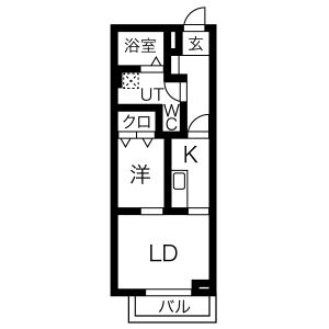 メリディアン川平伍番館の間取り