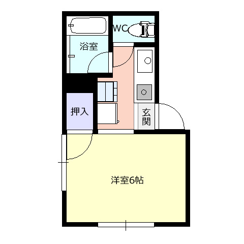 リバティ酒井の間取り