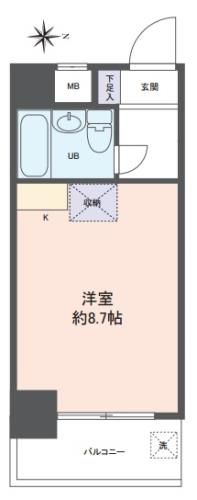 豊国スカイマンション国分の間取り